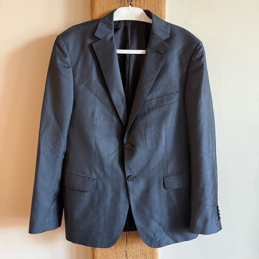 Z Zegna Wool/Mohair Blazer - 50C